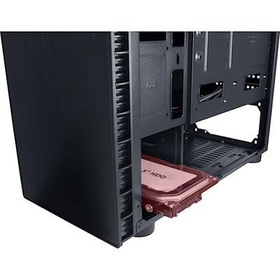 Inter-Tech cxc2 midi tower behuizing (zwart | 3x usb-a | window)