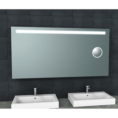 Badkamerspiegel BWS Mire Rechthoek Inclusief LED Verlichting + Scheerspiegel 160 cm Badkamerspiegel BWS Mire Rechthoek Inclusief LED Verlichting + Scheerspiegel 160 cm