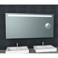 Badkamerspiegel BWS Mire Rechthoek Inclusief LED Verlichting + Scheerspiegel 160 cm - thumbnail