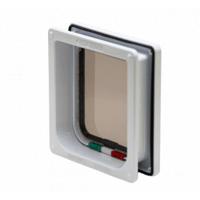 Cat Mate 4 way locking cat flap kattenluik Wit - thumbnail