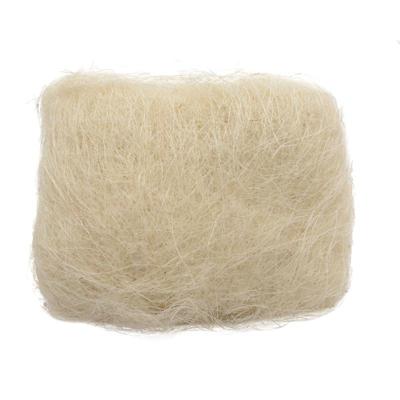 Decoratie sisal L14-H18cm crème