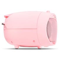 MEDION E66476 Stereo Geluidssysteem (boombox, CD-speler, MP3, cassette, draagbare cassettespeler voor kinderen, FM-radio, AUX, hoofdtelefoon, netvoeding & batterij) Roze - thumbnail