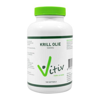 Vitiv Krillolie 500mg antartic 100 Softgels