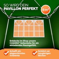 Vouwbare Party-tent Capri 3x3m Groen - thumbnail