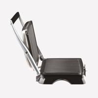 H.KoeNIG GR20 Elektrische vleesgrill - zwart en roestvrij - thumbnail