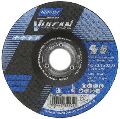 NORTON Cutting discs 115x2.5x22 vulcan