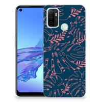 OPPO A53s | A53 TPU Case Palm Leaves - thumbnail
