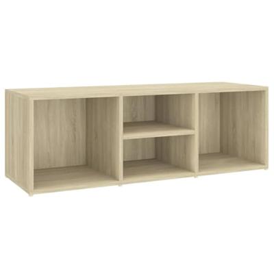 VidaXL Schoenenopbergbank 105x35x35 cm bewerkt hout sonoma eikenkleur