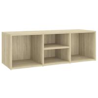 VidaXL Schoenenopbergbank 105x35x35 cm bewerkt hout sonoma eikenkleur - thumbnail