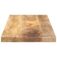 Tafelblad rechthoekig 80x20x2,5 cm massief mangohout - thumbnail