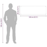 VidaXL Keuken spatscherm 2 pcs lichtgrijs 120 x 40 cm gehard glas - thumbnail