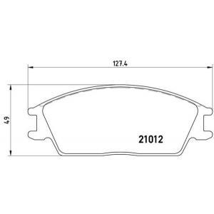 Remblokken set P30001