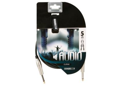 Gitaarkabel jack 6.35 mm naar jack 6.35 mm 5 m metalen jack Velleman - Velleman Gitaarkabel jack 6.35 mm naar jack 6.35 mm 5 m metalen jack Velleman - Velleman