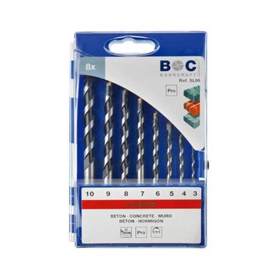 BC Betonborenset TCT SL80 3-0x1,0mm, 8-delig