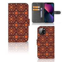 Apple iPhone 13 | Telefoon Hoesje | Batik Brown - thumbnail