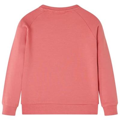 Kindertrui met giraf van pailletten 116 oudroze Kindertrui met giraf van pailletten 116 oudroze