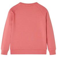 Kindertrui met giraf van pailletten 116 oudroze - thumbnail