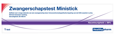 Zwangerschapstest mini 1 Stuks