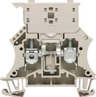 Weidmüller 1011000000-50 Zekering-serieklem Schroeven Donkerbeige 50 stuk(s) - thumbnail