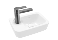 Villeroy & Boch O.novo fontein 36X25cm - 1 kraangat links zonder overloop wit 43423701 - thumbnail
