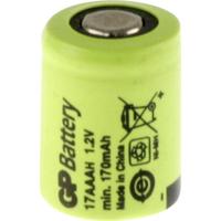 GP GP17AAAH Speciale oplaadbare batterij 1/3 AAA Flat-top NiMH 1.2 V 170 mAh 1 stuk(s) - thumbnail