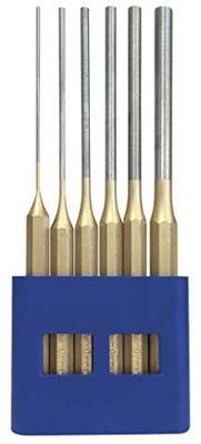 Set cilindrische ponsen ATM Gouden Extra lang 6 Onderdelen