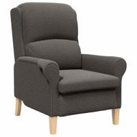 Fauteuil Donkergrijs 76 x 94 x 102 cm Stof - thumbnail