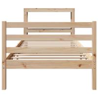 Bedframe zonder matras massief grenenhout 120x200 cm - thumbnail