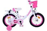 Volare ashley kinderfiets - meisjes - 14 inch - wit - thumbnail