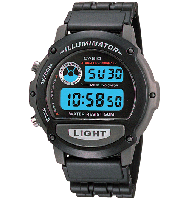 Horlogeband Casio W-87H-1V / 71602163 Kunststof/Plastic Zwart 19mm - thumbnail