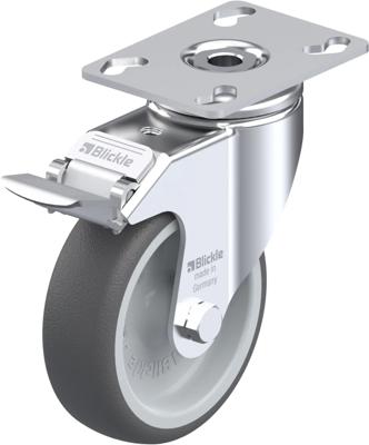 Blickle LKPA-PATH 101G-FI Zwenkwiel met rem Wieldiameter: 100 mm Draagvermogen (max.): 120 kg 1 stuk(s) Blickle LKPA-PATH 101G-FI Zwenkwiel met rem Wieldiameter: 100 mm Draagvermogen (max.): 120 kg 1 stuk(s)