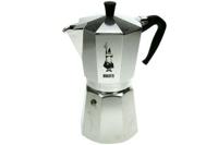 Italiaanse koffiezetter - BIALETTI - Moka Express - Geschikt voor alle kookplaten behalve inductie - 18 kopjes - 810 ml - Roestvrij staal - thumbnail