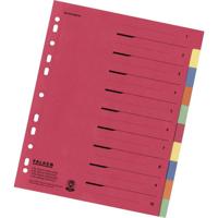Falken kartonregister/80086390 240x297 mm 10-delig 230 g/m2 - thumbnail