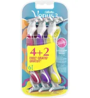 Gillette Gillette Simply Venus 3 - 4 Wegwerpmesjes - thumbnail