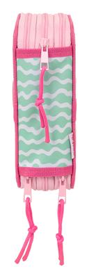 Driedubbele Pennenzak Lilo & Stitch Ice cream Roze 12,5 x 19,5 x 5,5 cm 37 Onderdelen