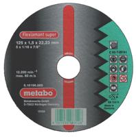 Metabo 616196000 Doorslijpschijf recht 125 mm 25 stuk(s) Tegels, Klinker, Keramiek - thumbnail