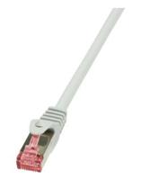 LogiLink CQ2101S RJ45 Netwerkkabel, patchkabel CAT 6 S/FTP 15.00 m Wit Vlambestendig, Snagless 1 stuk(s) - thumbnail
