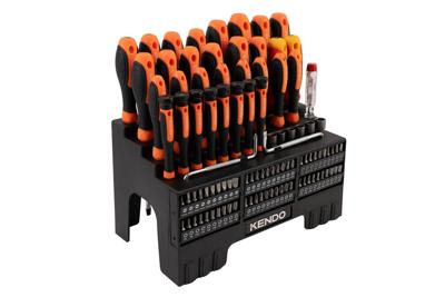 Kendo Kendo 101-delige schroevendraaier/bitset