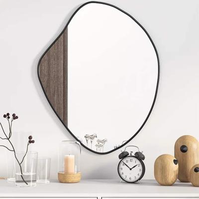 VidaXL Wandspiegel 60x50 cm zwart VidaXL Wandspiegel 60x50 cm zwart