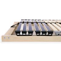 Lamelbodem Bruin 90 x 190 cm Hout en Plastic - thumbnail