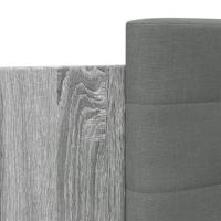 Bedframe met hoofdeinde bewerkt hout grijs sonoma 90x200 cm - thumbnail