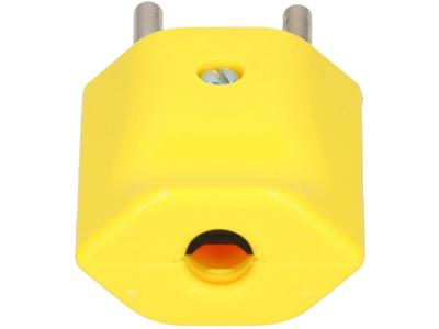 Max Hauri 132607 Netstekker Zwitserland Kunststof 250 V Geel