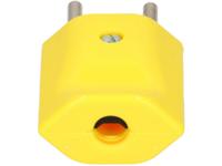 Max Hauri 132607 Netstekker Zwitserland Kunststof 250 V Geel - thumbnail