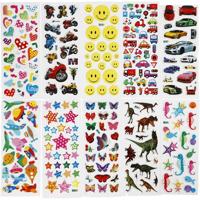 3D Stickers, afm 7x17 cm, 20 vel/ 1 doos - thumbnail