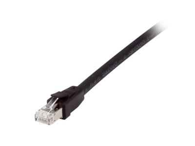 Equip 608057 patch cable, cat8.1, s/ftp (s-stp) rj-45, rj-45, black, 0.5m
