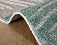 Boho&me Buitenkleed palmbladeren - Verano grijs|mint - 160x240 cm - thumbnail