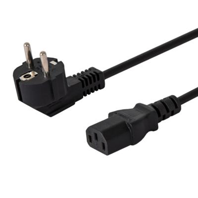 SAVIO CL-146 Schuko IEC C13, 3 M Zwart