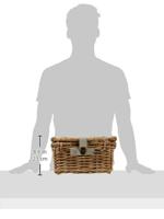 Basil denton - fietsmand - small - grijs - thumbnail