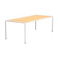 Houe Avanti tuintafel 222x98 cm Muted White Dennenhout - thumbnail
