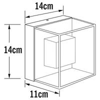KonstSmide Design lampSanremo 14cm zilvergrijs - 7924-310 - thumbnail